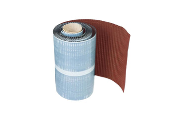Rouleau de plomb adhésif rouge brique (texturé) 30cm x 5m